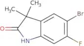 5-Bromo-6-fluoro-3,3-dimethyl-2,3-dihydro-1H-indol-2-one