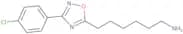 6-[3-(4-Chlorophenyl)-1,2,4-oxadiazol-5-yl]hexan-1-amine