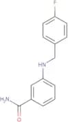 3-{[(4-Fluorophenyl)methyl]amino}benzamide