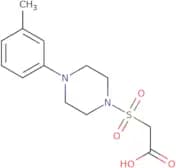 2-{[4-(3-Methylphenyl)piperazin-1-yl]sulfonyl}acetic acid