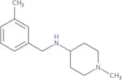 1-Methyl-N-[(3-methylphenyl)methyl]piperidin-4-amine