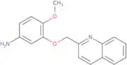 4-Methoxy-3-(quinolin-2-ylmethoxy)aniline