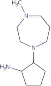 2-(4-Methyl-1,4-diazepan-1-yl)cyclopentan-1-amine