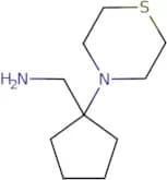 [1-(Thiomorpholin-4-yl)cyclopentyl]methanamine