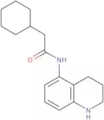 2-Cyclohexyl-N-(1,2,3,4-tetrahydroquinolin-5-yl)acetamide