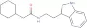 2-Cyclohexyl-N-[2-(2,3-dihydro-1H-indol-3-yl)ethyl]acetamide