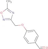 4-[(5-Methyl-1,2,4-oxadiazol-3-yl)methoxy]benzaldehyde
