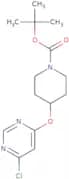 4-(6-Chloro-pyrimidin-4-yloxy)-piperidine-1-carboxylic acid tert-butyl ester