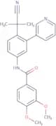 N-[4-(1-Cyano-1-methylethyl)-3-(3-pyridinyl)phenyl]-3,4-dimethoxybenzamide