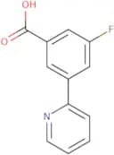 3-Fluoro-5-(pyridin-2-yl)benzoic acid