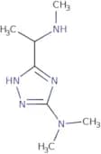 N,N-Dimethyl-5-[1-(methylamino)ethyl]-1H-1,2,4-triazol-3-amine