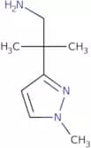2-Methyl-2-(1-methyl-1H-pyrazol-3-yl)propan-1-amine