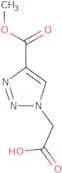 2-[4-(Methoxycarbonyl)-1H-1,2,3-triazol-1-yl]acetic acid