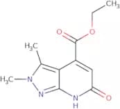 Ethyl 2,3-dimethyl-6-oxo-2H,6H,7H-pyrazolo[3,4-b]pyridine-4-carboxylate