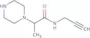 2-(Piperazin-1-yl)-N-(prop-2-yn-1-yl)propanamide