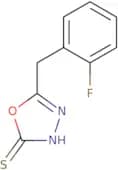 5-[(2-Fluorophenyl)methyl]-1,3,4-oxadiazole-2-thiol
