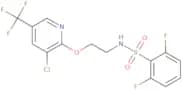 N-(2-{[3-Chloro-5-(trifluoromethyl)pyridin-2-yl]oxy}ethyl)-2,6-difluorobenzene-1-sulfonamide