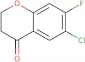 6-Chloro-7-fluoro-3,4-dihydro-2H-1-benzopyran-4-one