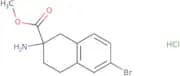 Methyl 2-amino-6-bromo-1,2,3,4-tetrahydronaphthalene-2-carboxylate hydrochloride