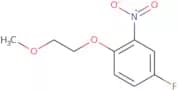 4-Fluoro-1-(2-methoxyethoxy)-2-nitrobenzene
