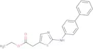 Ethyl 2-(2-([1,1'-biphenyl]-4-ylamino)thiazol-5-yl)acetate