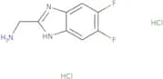1-(5,6-Difluoro-1H-1,3-benzodiazol-2-yl)methanamine dihydrochloride