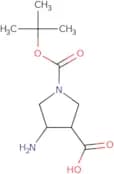4-Amino-1-[(tert-butoxy)carbonyl]pyrrolidine-3-carboxylic acid