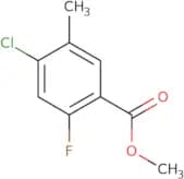 Methyl 4-chloro-2-fluoro-5-methylbenzoate