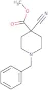 Methyl 1-benzyl-4-cyanopiperidine-4-carboxylate