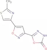 5-[5-(2-Methyl-1,3-thiazol-4-yl)isoxazol-3-yl]-1,3,4-oxadiazol-2(3H)-one