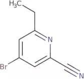 4-Bromo-6-ethylpyridine-2-carbonitrile