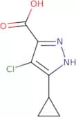 4-Chloro-3-cyclopropyl-1H-pyrazole-5-carboxylic acid
