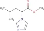 Methyl (2R)-2-(1H-imidazol-1-yl)-4-methylpentanoate