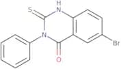 6-Bromo-3-phenyl-2-sulfanyl-3,4-dihydroquinazolin-4-one