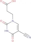 3-(5-Cyano-2,4-dioxo-1,2,3,4-tetrahydropyrimidin-1-yl)propanoic acid