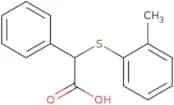 2-[(2-Methylphenyl)sulfanyl]-2-phenylacetic acid
