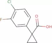 1-(4-Chloro-3-fluorophenyl)cyclopropane-1-carboxylic acid
