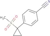 4-(1-Methanesulfonylcyclopropyl)benzonitrile