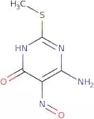 6-Amino-2-(methylsulfanyl)-5-nitroso-3,4-dihydropyrimidin-4-one