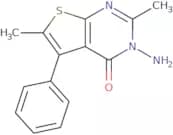 3-Amino-2,6-dimethyl-5-phenyl-3H,4H-thieno[2,3-d]pyrimidin-4-one