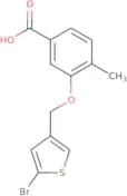 3-[(5-Bromothiophen-3-yl)methoxy]-4-methylbenzoic acid