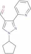 1-Cyclopentyl-3-(pyridin-2-yl)-1H-pyrazole-4-carbaldehyde