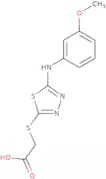 2-({5-[(3-Methoxyphenyl)amino]-1,3,4-thiadiazol-2-yl}sulfanyl)acetic acid