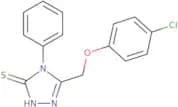 5-(4-Chlorophenoxymethyl)-4-phenyl-4H-1,2,4-triazole-3-thiol