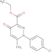 Ethyl 1-(4-chlorophenyl)-6-methyl-4-oxo-1,4-dihydropyridazine-3-carboxylate