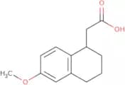 2-(6-Methoxy-1,2,3,4-tetrahydronaphthalen-1-yl)acetic acid