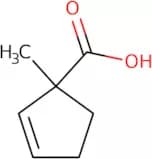1-Methylcyclopent-2-ene-1-carboxylic acid