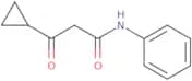 3-Cyclopropyl-3-oxo-N-phenylpropanamide