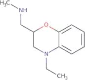 [(4-Ethyl-3,4-dihydro-2H-1,4-benzoxazin-2-yl)methyl](methyl)amine