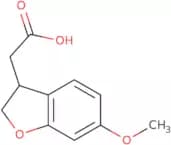 2-(6-Methoxy-2,3-dihydro-1-benzofuran-3-yl)acetic acid